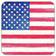 Pimpernel American Flag Coaster 6
