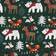 Trend Lab Festive Forest Flannel Fitted Crib Sheet 28x52"