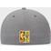 Mitchell & Ness New York Knicks Charcoal Hardwood Classics 50th Anniversary Carbon Cabernet Fitted Cap Sr