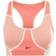 Reebok Women Lux Racer Padded Colorblocked Bra - Canyon Coral