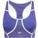 Reebok Women Lux Racer Padded Colorblocked Bra - Bold Purple