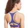 Reebok Women Lux Racer Padded Colorblocked Bra - Bold Purple