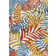 Jonathan Y Tropics Palm Leaves Beige, Orange 48x72"