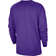 Nike Men's Purple Los Angeles Lakers 75th Anniversary Pregame Shooting Performance Raglan Long Sleeve T-shirt