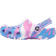 Crocs Kid's Classic Marbled Clog - White/Pink