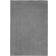 KAS Rugs Bliss Solid Shag Gray 60x84"