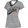 Touch San Francisco Giants Hail Mary V-Neck Back Wrap T-Shirt W