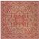 Safavieh Linden Red, Beige 79x79"