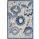 Nourison Aloha ALH25 Blue, Gray 115.2x156"