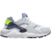 Nike Huarache Run GS - White/Volt/Football Grey/Blackened Blue