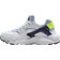 Nike Huarache Run GS - White/Volt/Football Grey/Blackened Blue