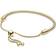 Pandora Flower Stem Slider Bracelet - Gold/Transparent