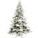 Vickerman Flocked Utica Fir White/Green Christmas Tree 90"