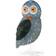 National Tree Company Pre-Lit Fuzzy Owl Decoration 37"