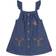 Calvin Klein Little Girl’s Ruffle Strap Denim Dress - Blue