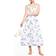 Petite Plume Indigo Floral Chloe Nightgown - White