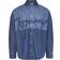 Tommy Jeans Men's Lasered Wide Denim Boxy-Fit Shirt - Blue