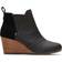 Toms Kelsey Wedge - Black Leather