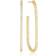 Sif Jakobs Capizzi X-Grande Earrings - Gold/Transparent