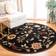 Safavieh Lyndhurst Collection Multicolor, Black 63"