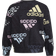 Adidas Girl's Allover Print Crew Pullover - Black (GA8215)