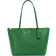 Coach Zip Top Tote - Gold/Kelly Green