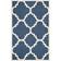 Safavieh Cambridge Collection White, Blue 36x60"