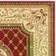 Safavieh Lyndhurst Red, Beige 72x72"