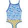 Burberry Girl's Logo Printed Swimsuit - Multicoloured