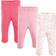 Luvable Friends Baby Girl's Leggings 3-pack - Pink Rose