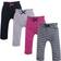 Touched By Nature Baby Organic Harem Pants Set 4-pack - Black Berry