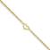 Macy's Open Heart Rope Anklet - Gold