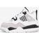 Nike Jordan 4 Retro TD - Black White/Black/Neutral Grey