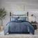 Madison Park Clayton Bed Linen Blue (228.6x228.6)