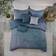 Madison Park Clayton Bed Linen Blue (228.6x228.6)