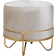 Baxton Studio Lucienne Seating Stool 17.5"