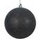 Vickerman 4" Black Glitter Ball Christmas Tree Ornament 4" 6