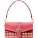 Michael Kors Greenwich Medium Studded Saffiano Leather Shoulder Bag - Rubin Red