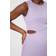 Stowaway Collection Maxi Maternity Dress with Cut Out Lavender