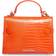 Steve Madden Dignify Croc Top Handle Bag - Orange