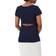 Stowaway Collection Slit Back Maternity Top Navy