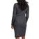 Stowaway Collection Sweater Maternity Dress Charcoal