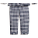 Petite Plume Gingham Flannel Classic Pajama Set - Navy