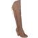 Journee Collection Spritz Faux Leather Wide Calf - Brown