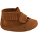 Minnetonka Moccasin Front Strap Booties - Brown