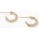 David Yurman Petite Infinity Huggie Earrings - Gold/Diamonds