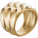 David Yurman Cable Edge Saddle Ring - Gold