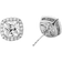 Michael Kors Pavé Stud Earrings - Silver/Transparent