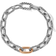 David Yurman Madison Chain Bracelet - Silver/Rose Gold