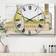 Design Art White Chardonnay Wine Bottles Farmhouse Wall Clock Wall Clock 36"